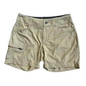 Outdoor Research Women’s Khaki Tan Ferrosi Adventure Shorts, 5” inseam